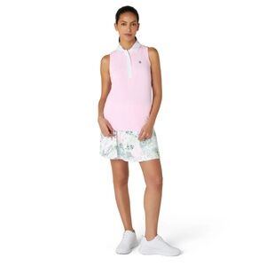 Original Penguin Ladies Gelato Pink Sleeveless Polo - Shirt  Size Large NWOT